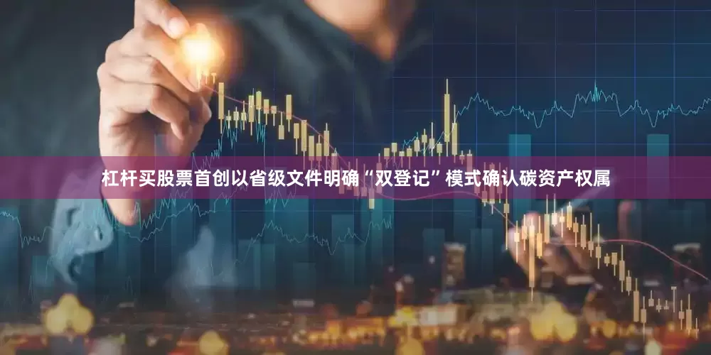 杠杆买股票首创以省级文件明确“双登记”模式确认碳资产权属